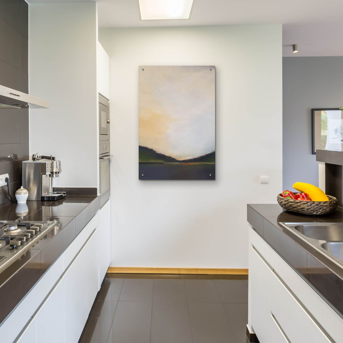 Sunset By The Lake 2 by Brittany Evans - 24x36 acrylic wall art in a room