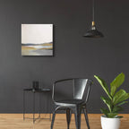 Grey Dunes 2 by Brittany Evans - 24x24 acrylic wall art in a room