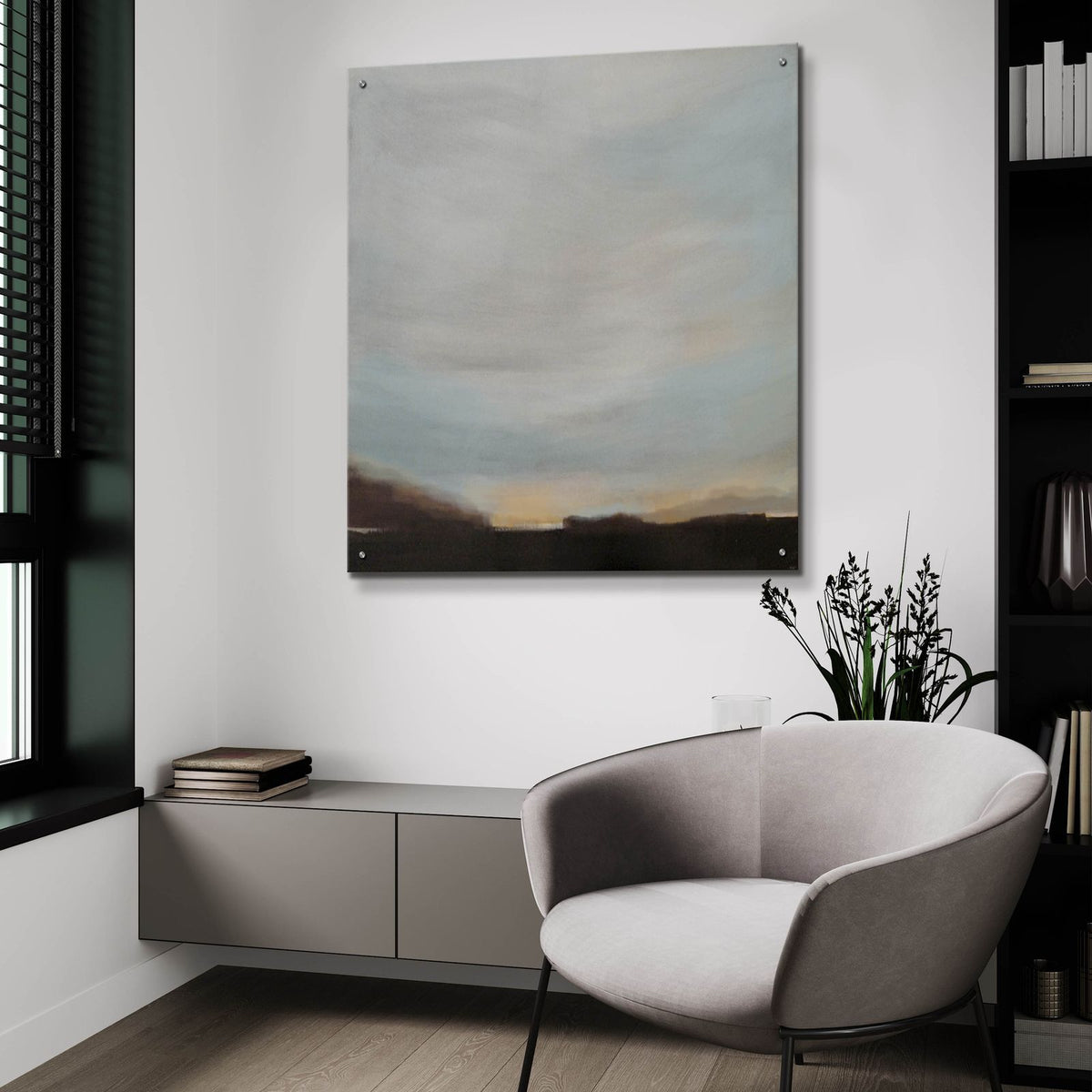 Dawn by Brittany Evans - 36x36 acrylic wall art in a room