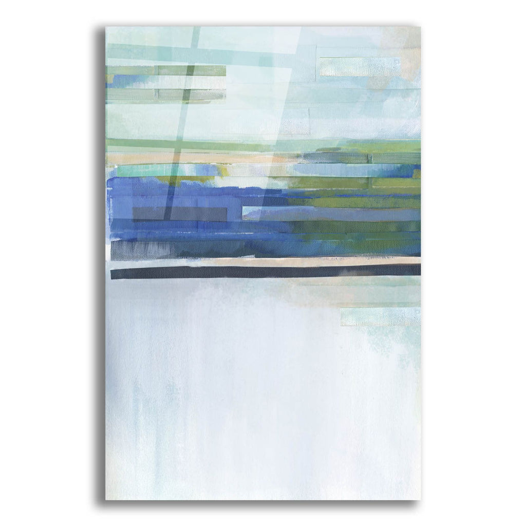 Blue Lapis Waterfall 1 by Brittany Evans acrylic glass wall art