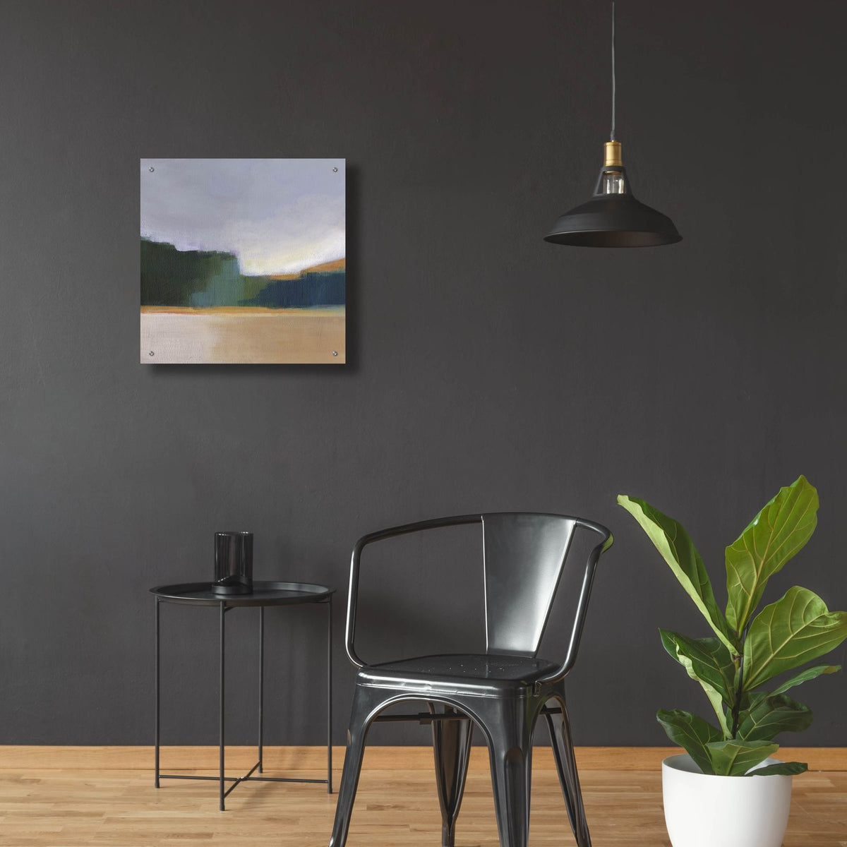 Solitude 1 by Brittany Evans - 24x24 acrylic wall art in a room