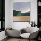 Solitude 1 by Brittany Evans - 36x36 acrylic wall art in a room