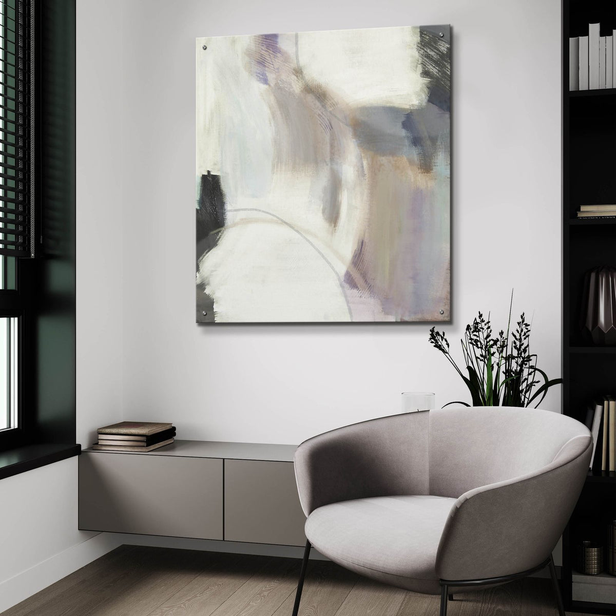 Chasing Wind 1 by Brittany Evans - 36x36 acrylic wall art in a room