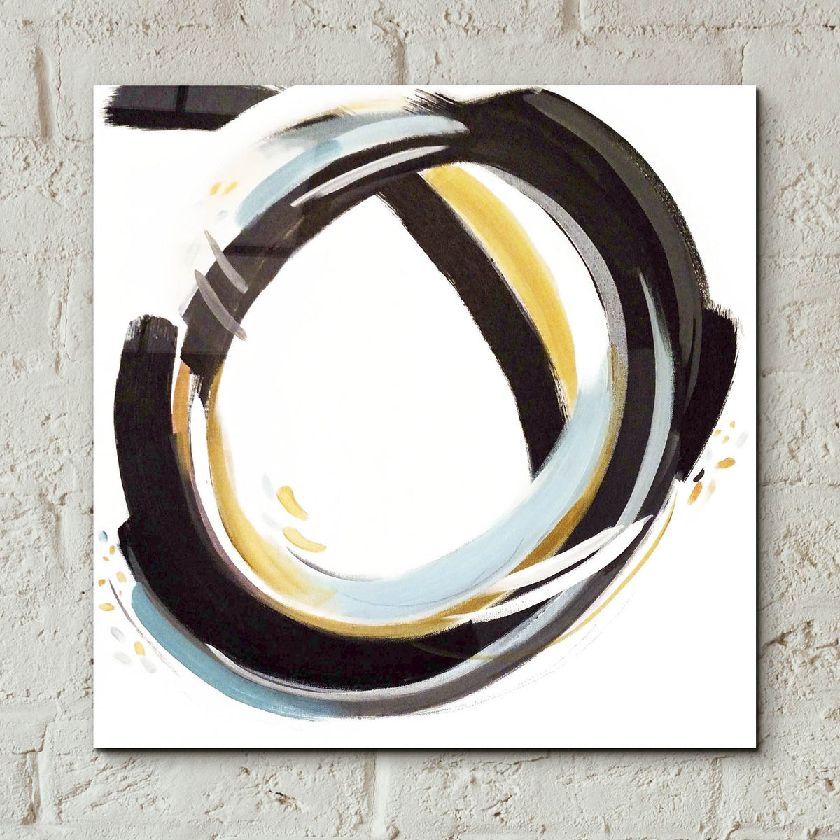 Coastal Sun 1 by Brittany Evans - 12x12 acrylic wall art in a room