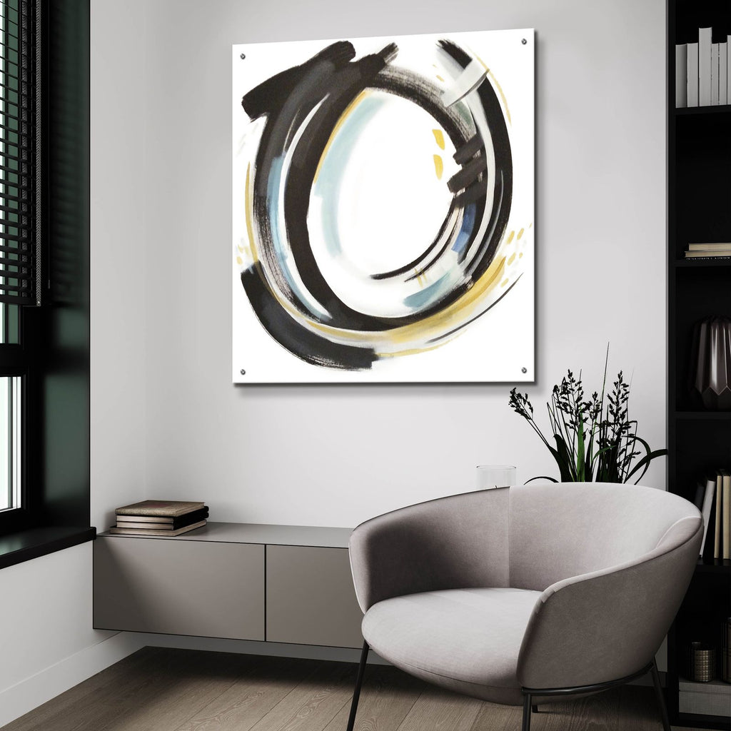Coastal Sun 2 by Brittany Evans - 36x36 acrylic wall art in a room