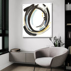 Coastal Sun 2 by Brittany Evans - 36x36 acrylic wall art in a room