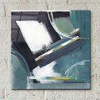 Construction by Brittany Evans - 12x12 acrylic wall art in a room