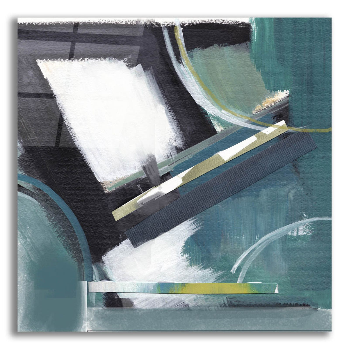 Construction by Brittany Evans acrylic glass wall art