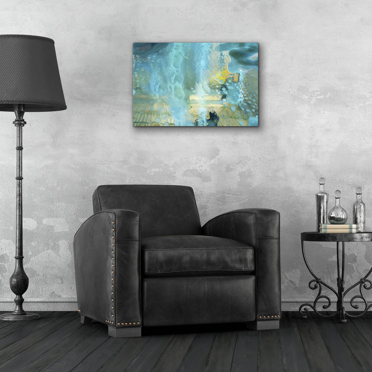 Undertow 4 by Brittany Evans - 24x16 acrylic wall art in a room