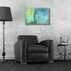 Bucolic Structure 2 by Carol Young - 24x16 acrylic wall art in a room