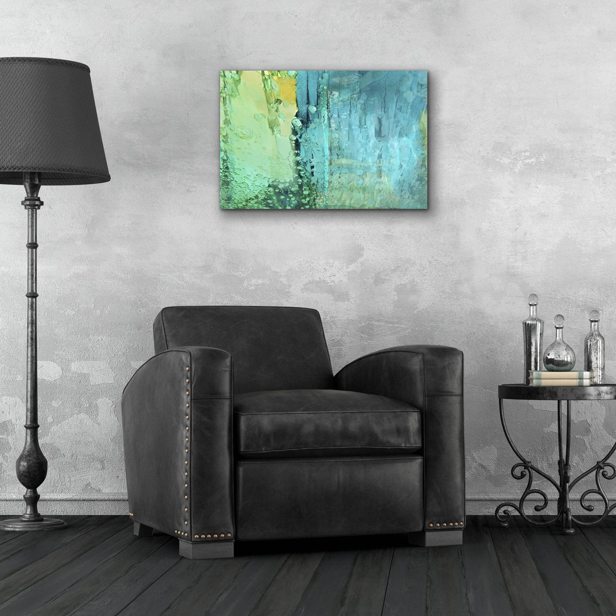 Bucolic Structure 2 by Carol Young - 24x16 acrylic wall art in a room