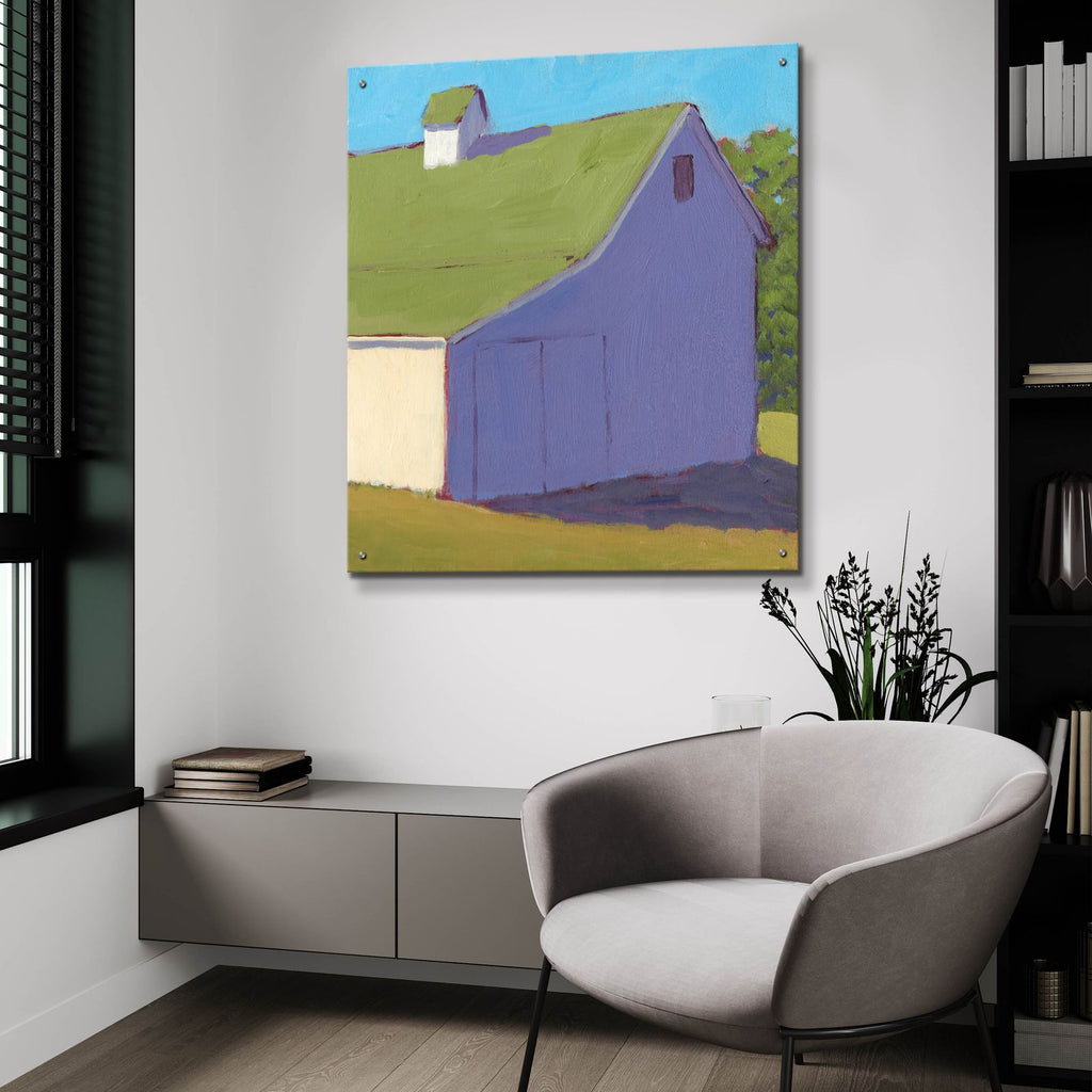 Bucolic Structure 2 by Carol Young - 36x36 acrylic wall art in a room