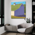 Bucolic Structure 2 by Carol Young - 36x36 acrylic wall art in a room