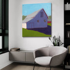 Bucolic Structure 5 by Carol Young - 36x36 acrylic wall art in a room