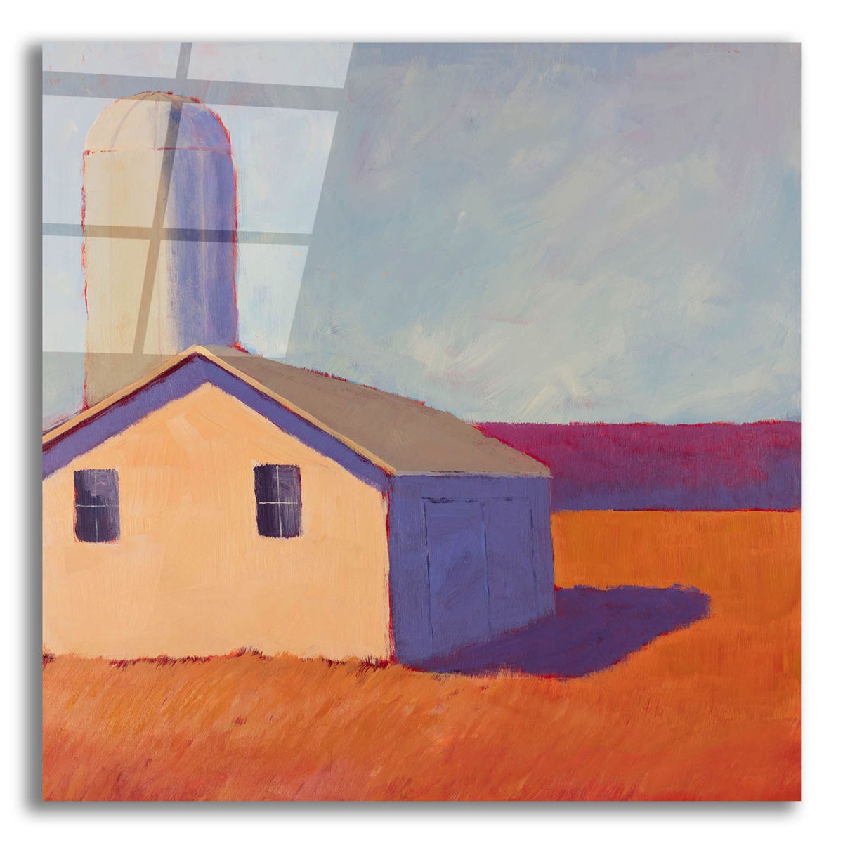 Bucolic Structure 6 by Carol Young acrylic glass wall art