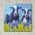 Cow Pals 2 by Carol Young - 12x12 acrylic wall art in a room