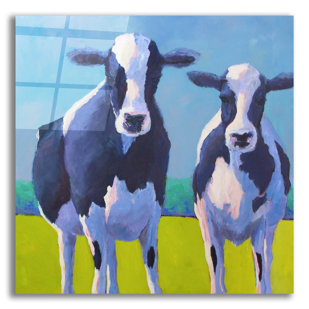 Cow Pals 2 by Carol Young acrylic glass wall art