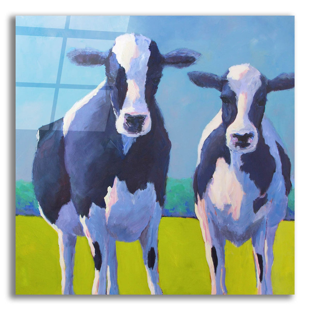 Cow Pals 2 by Carol Young acrylic glass wall art