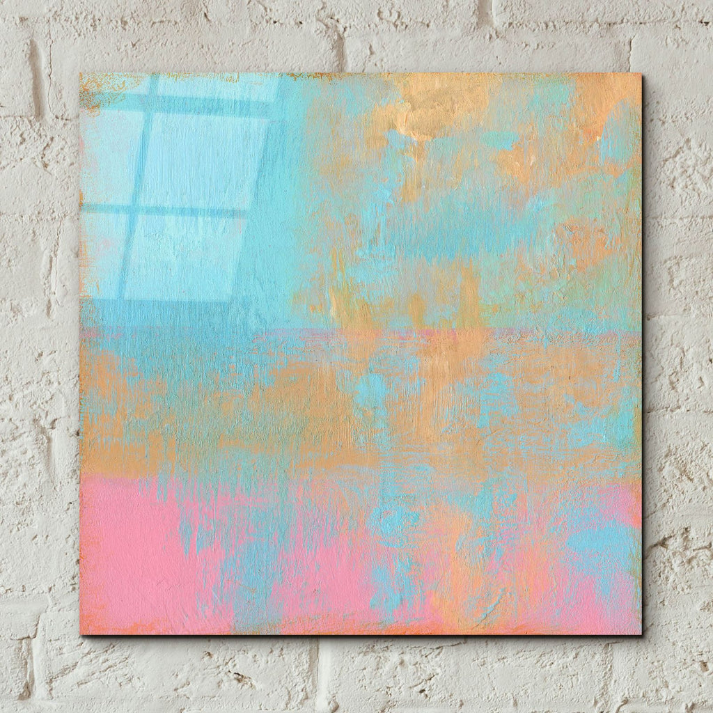 Day Glow Pastel 2 by Carol Young - 12x12 acrylic wall art in a room
