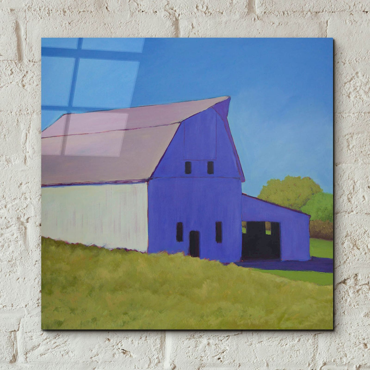 Over The Hill by Carol Young - 12x12 acrylic wall art in a room