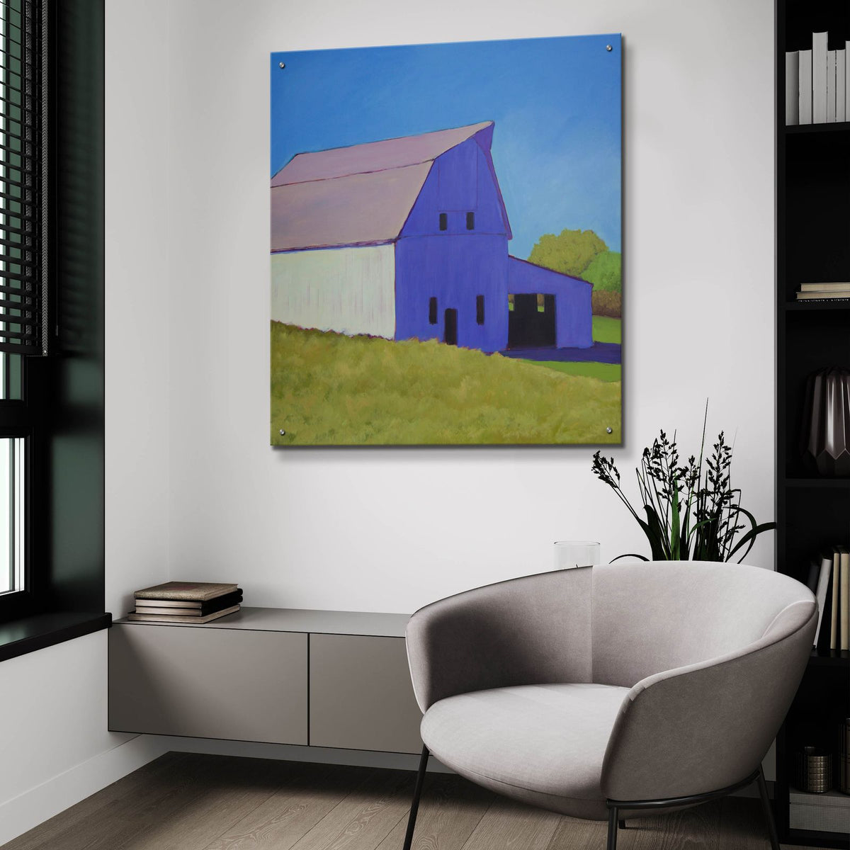 Over The Hill by Carol Young - 36x36 acrylic wall art in a room