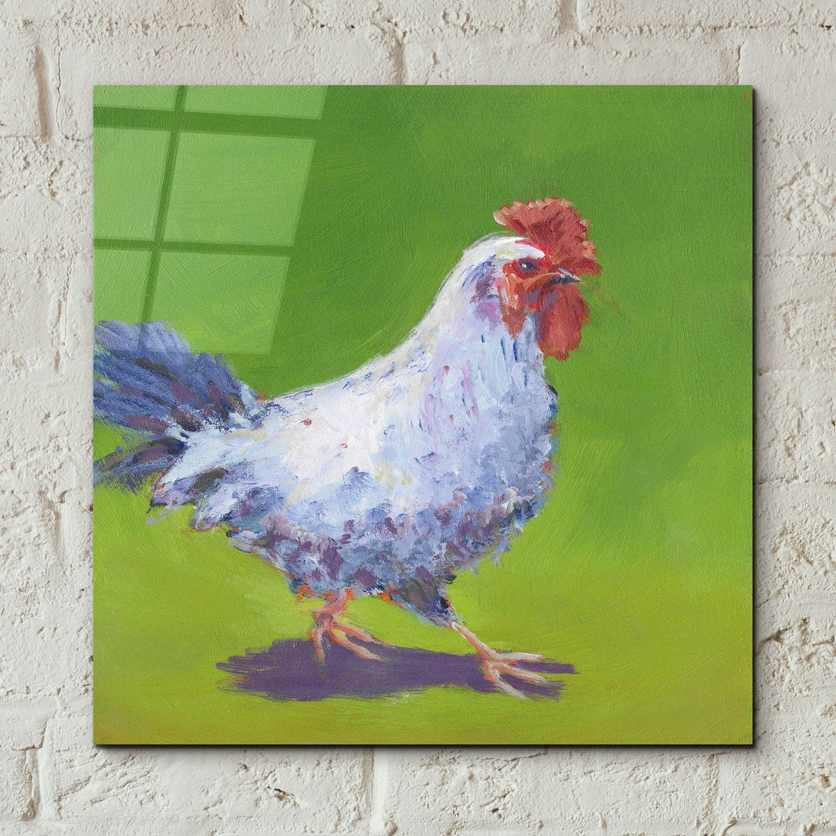 Pasture Henrietta 1 by Carol Young - 12x12 acrylic wall art in a room