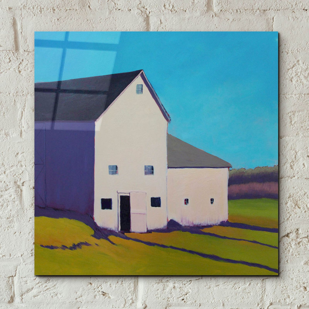 Purple Shade by Carol Young - 12x12 acrylic wall art in a room