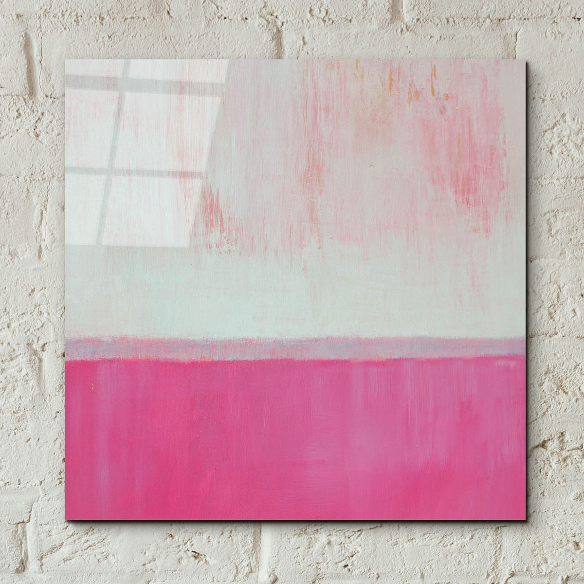 Raspberry Mint 1 by Carol Young - 12x12 acrylic wall art in a room