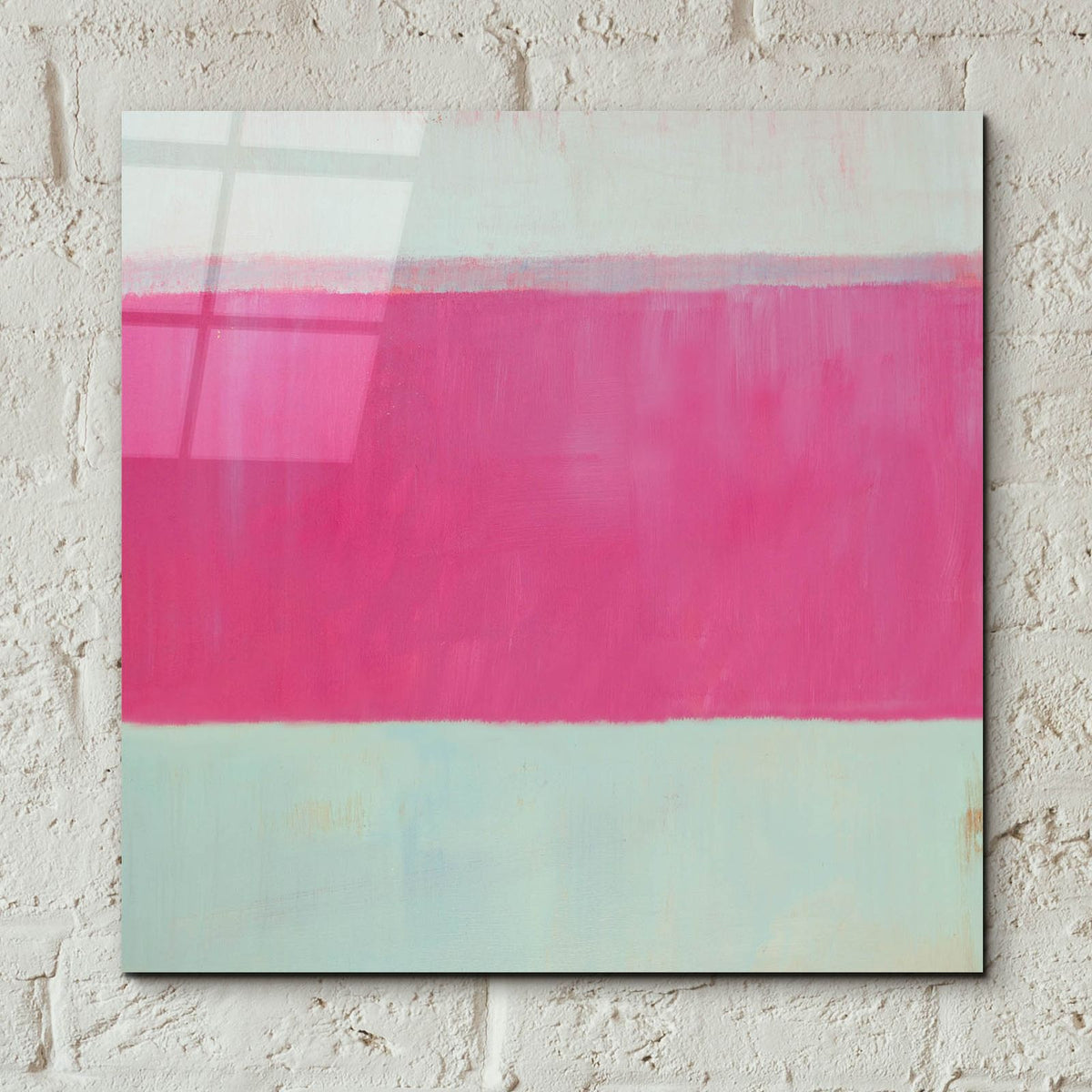 Raspberry Mint 2 by Carol Young - 12x12 acrylic wall art in a room