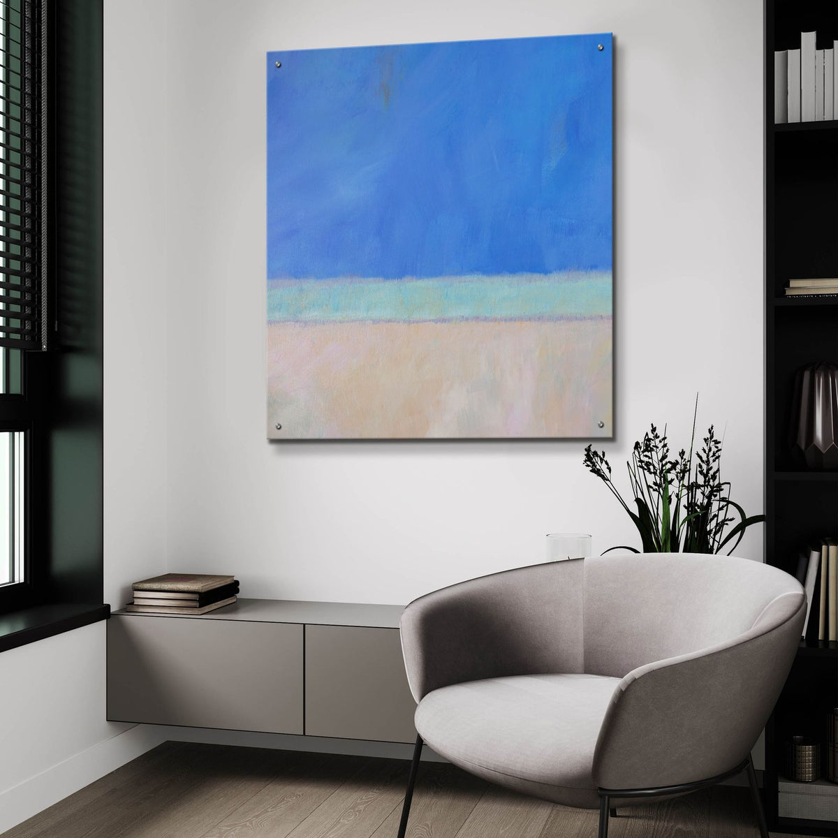 Wintergreen Sea 1 by Carol Young - 36x36 acrylic wall art in a room