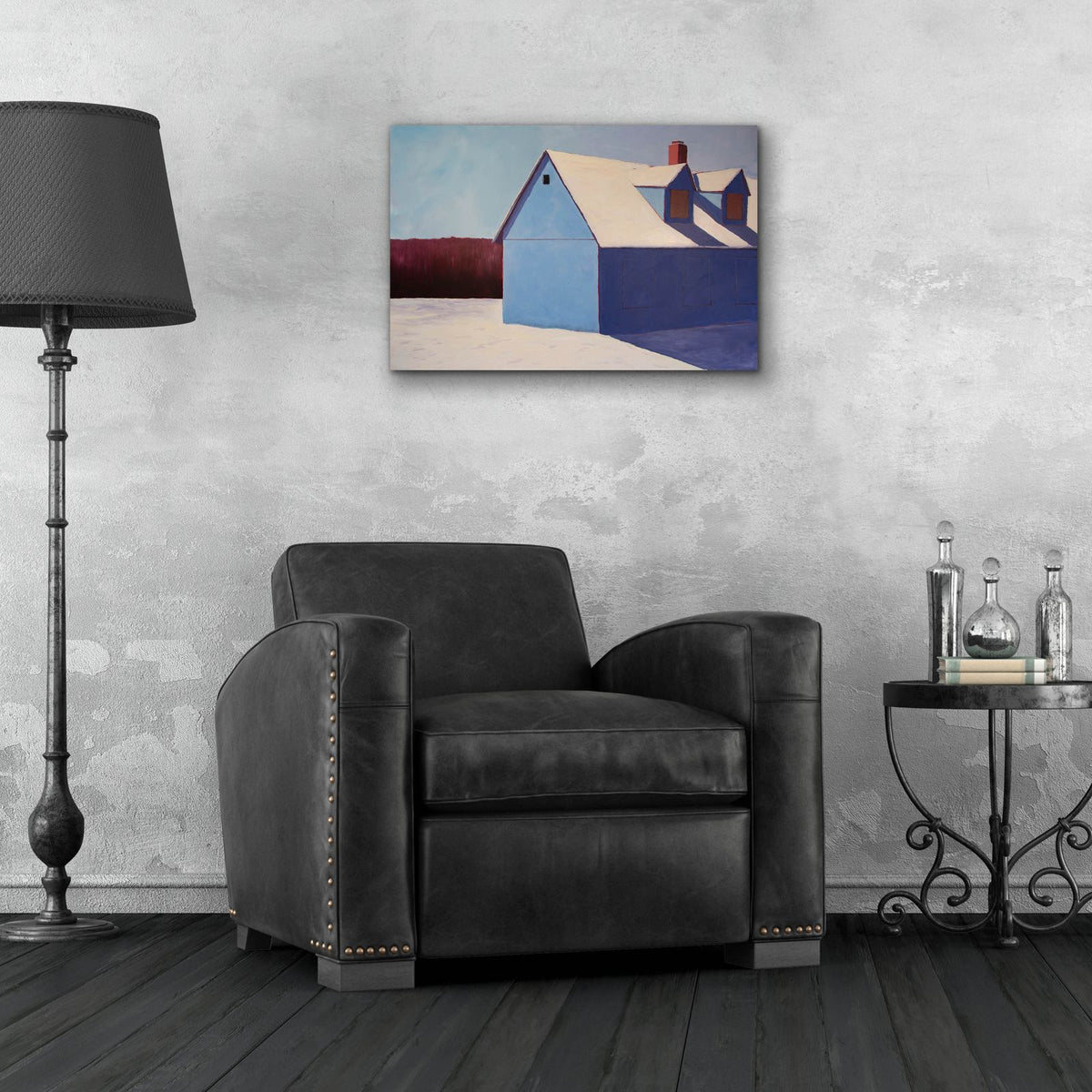 Artic Angel by Carol Young - 24x16 acrylic wall art in a room