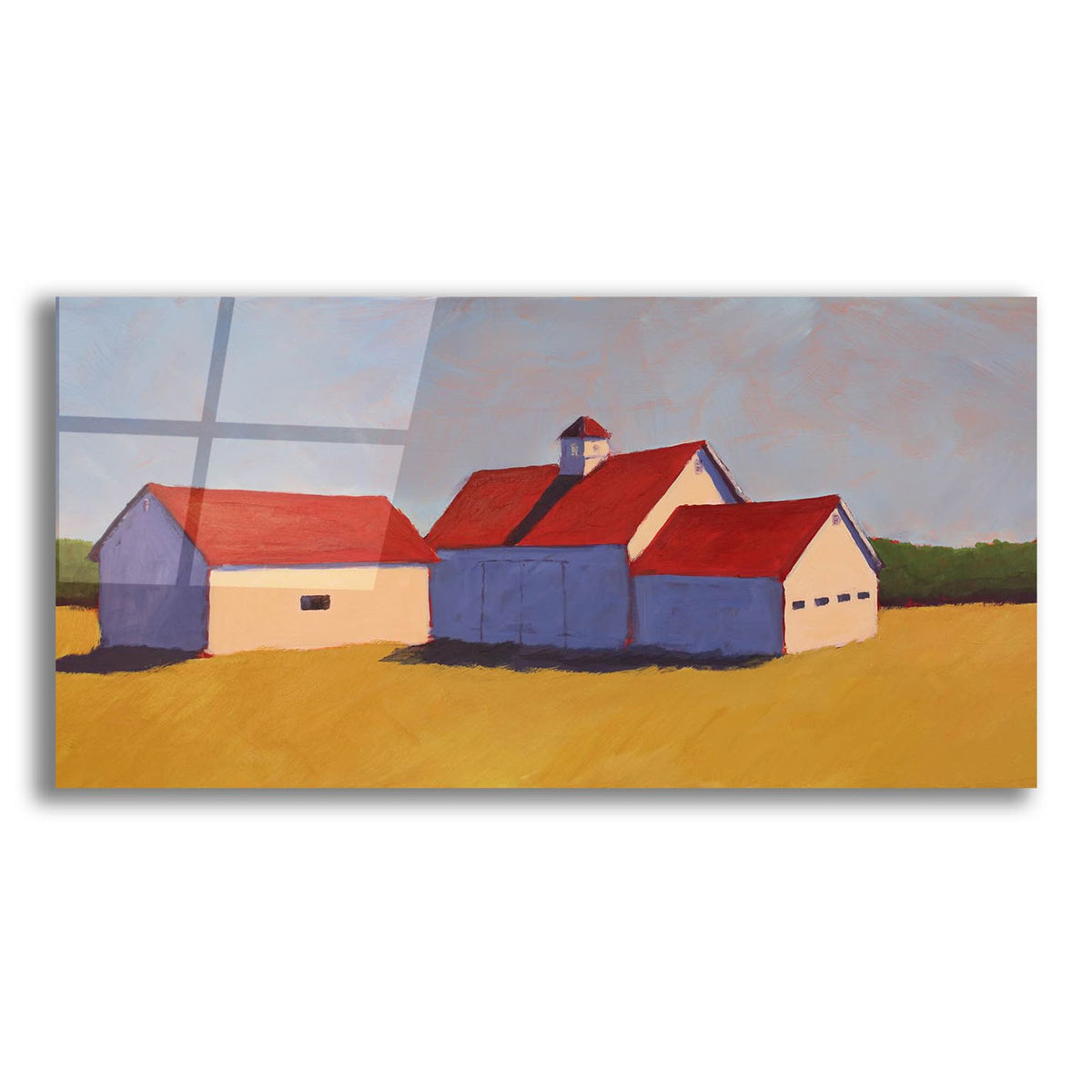 Barn On The Range 1 by Carol Young acrylic glass wall art