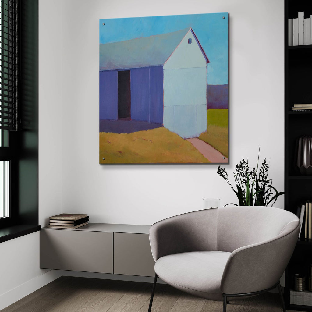 Homestead Barn 2 by Carol Young - 36x36 acrylic wall art in a room