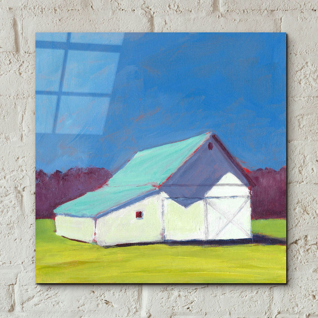 Homestead Barn 4 by Carol Young - 12x12 acrylic wall art in a room
