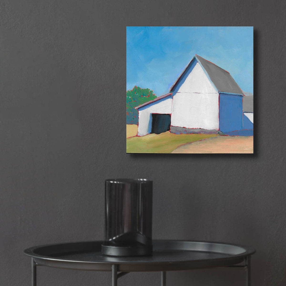 Epic Art 'Homestead Barn 6'  by Carol Young Acrylic Glass Wall Art,12x12