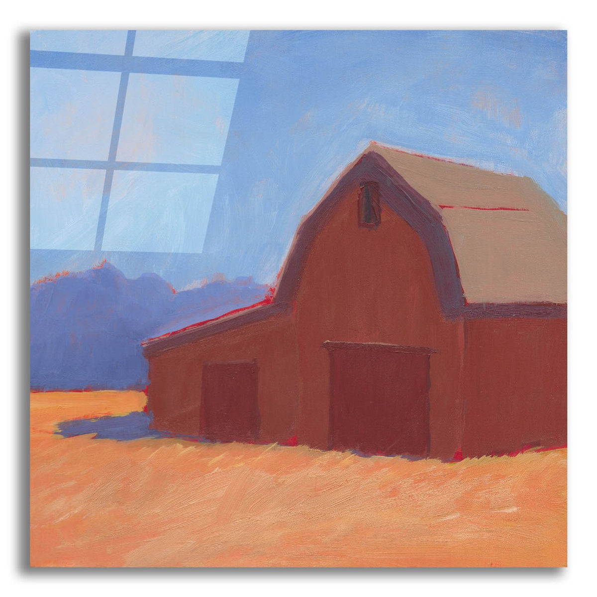 Rustic Hayven 1 by Carol Young acrylic glass wall art