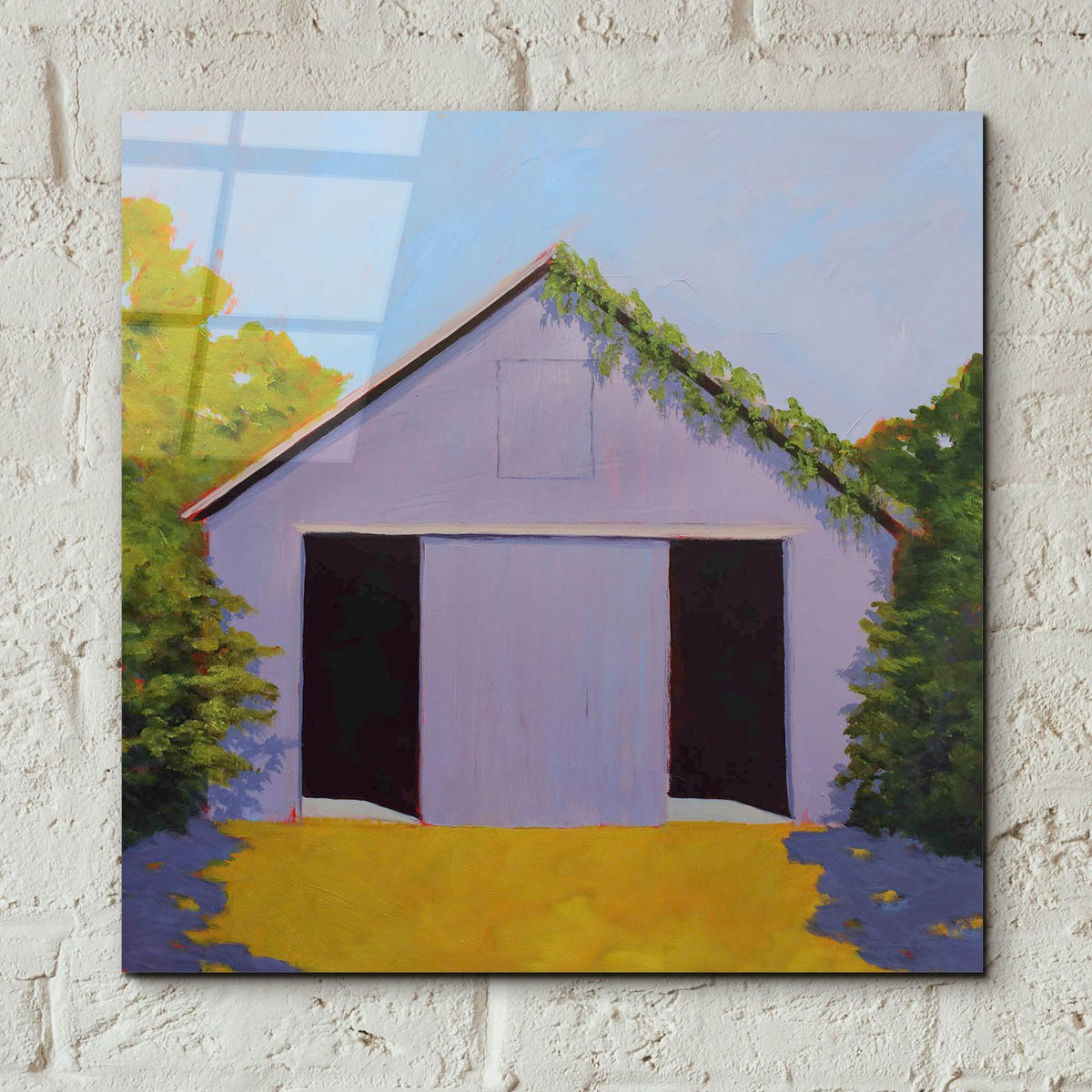 Velvet Violet 2 by Carol Young - 12x12 acrylic wall art in a room