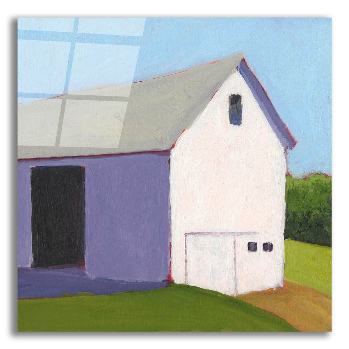 Bucolic Structure 1 by Carol Young acrylic glass wall art