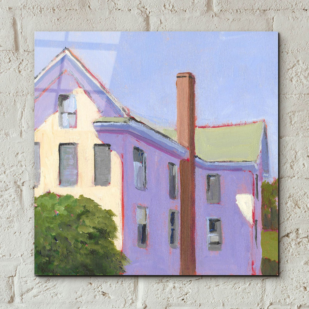 Bucolic Structure 4 by Carol Young - 12x12 acrylic wall art in a room