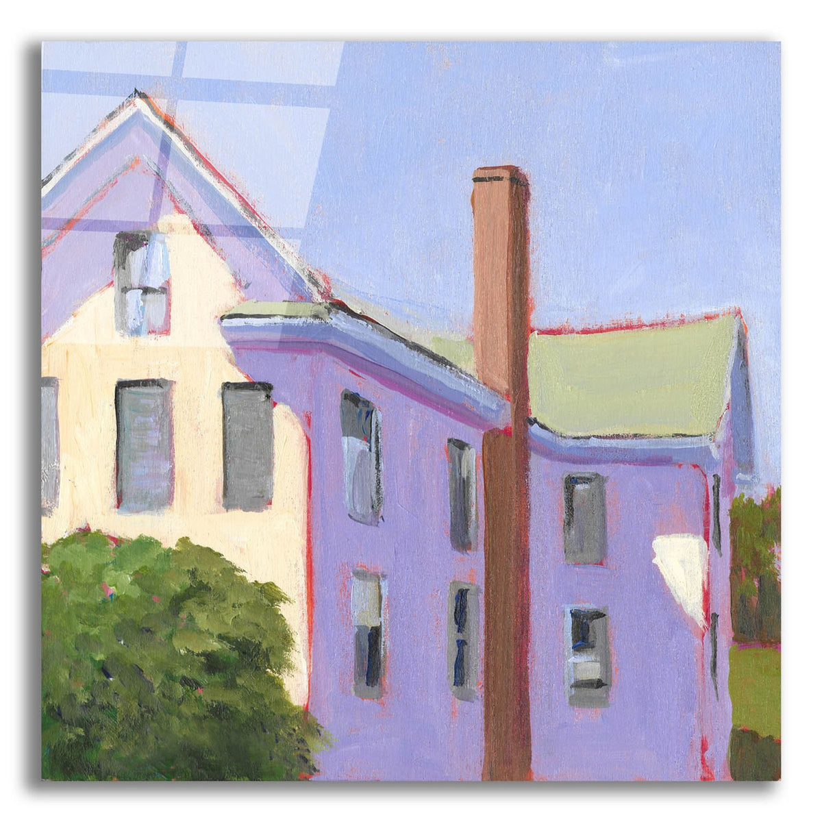 Bucolic Structure 4 by Carol Young acrylic glass wall art