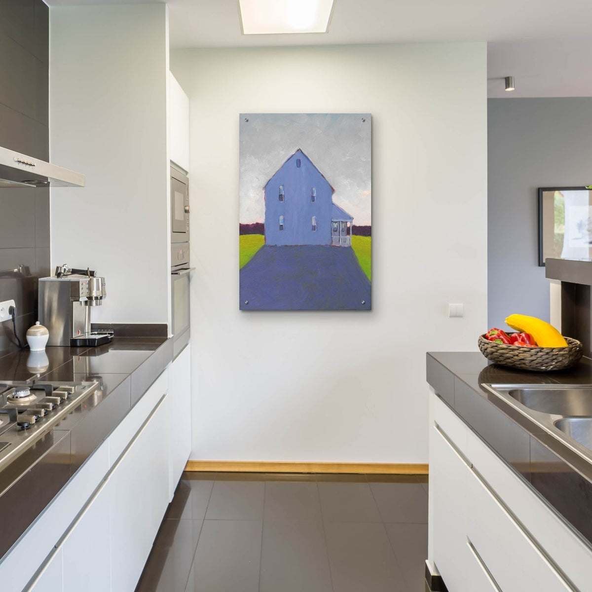 Bucolic Structure 9 by Carol Young - 24x36 acrylic wall art in a room