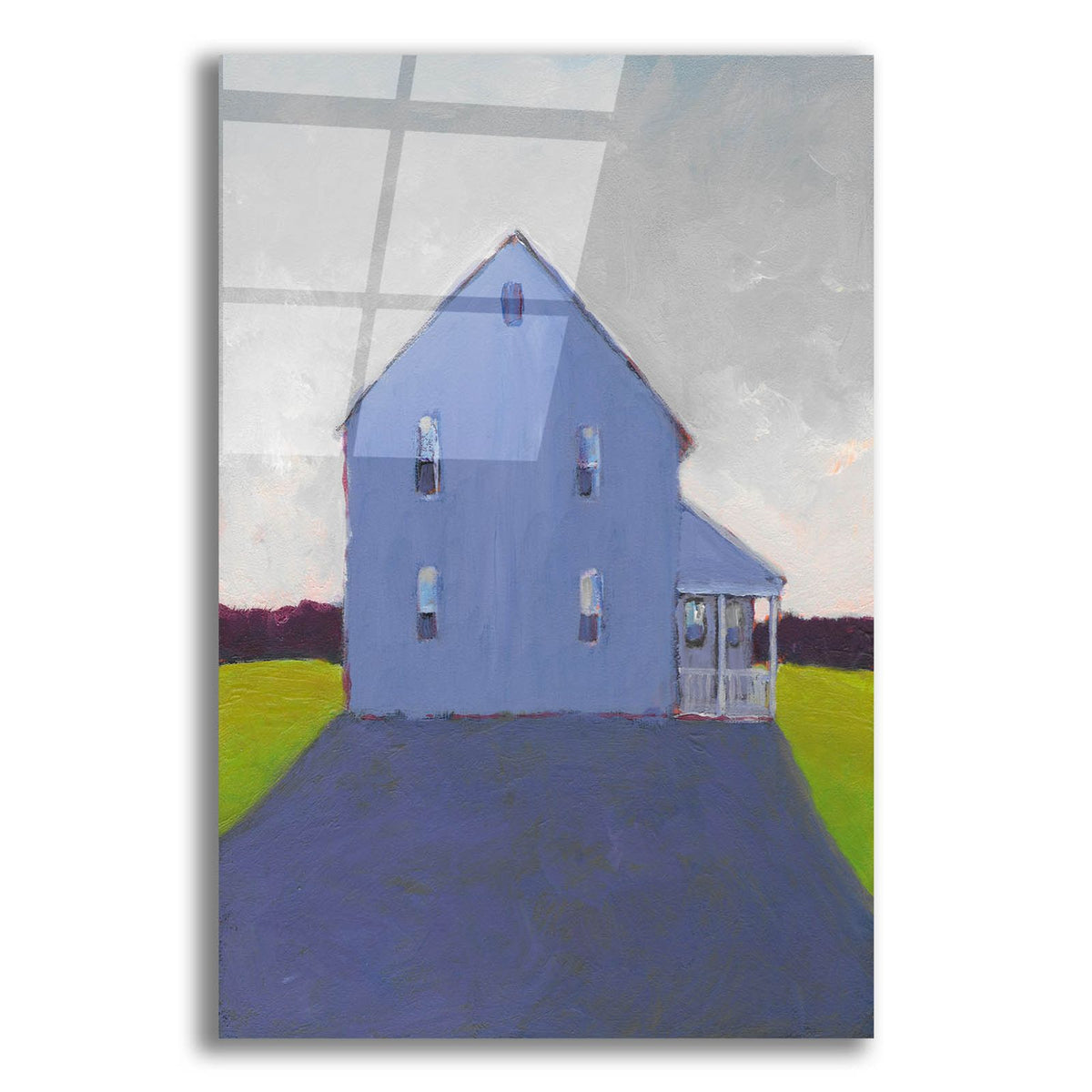 Bucolic Structure 9 by Carol Young acrylic glass wall art