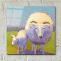 Sheep Pals 2 by Carol Young - 12x12 acrylic wall art in a room
