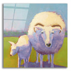 Sheep Pals 2 by Carol Young acrylic glass wall art