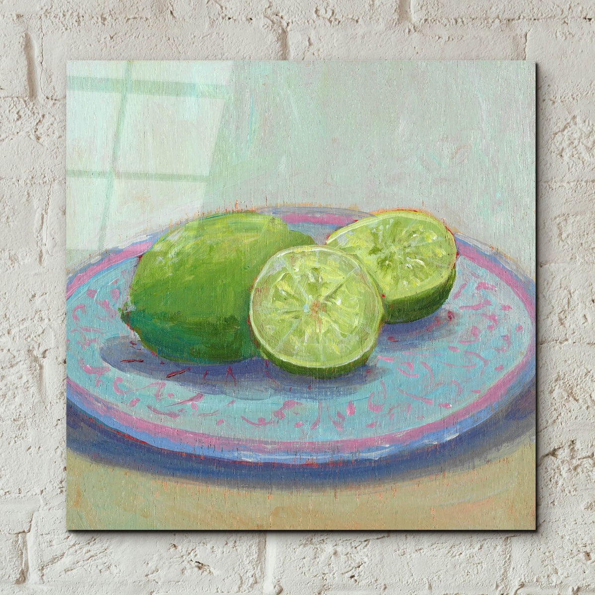 Still Citrus 2 by Carol Young - 12x12 acrylic wall art in a room