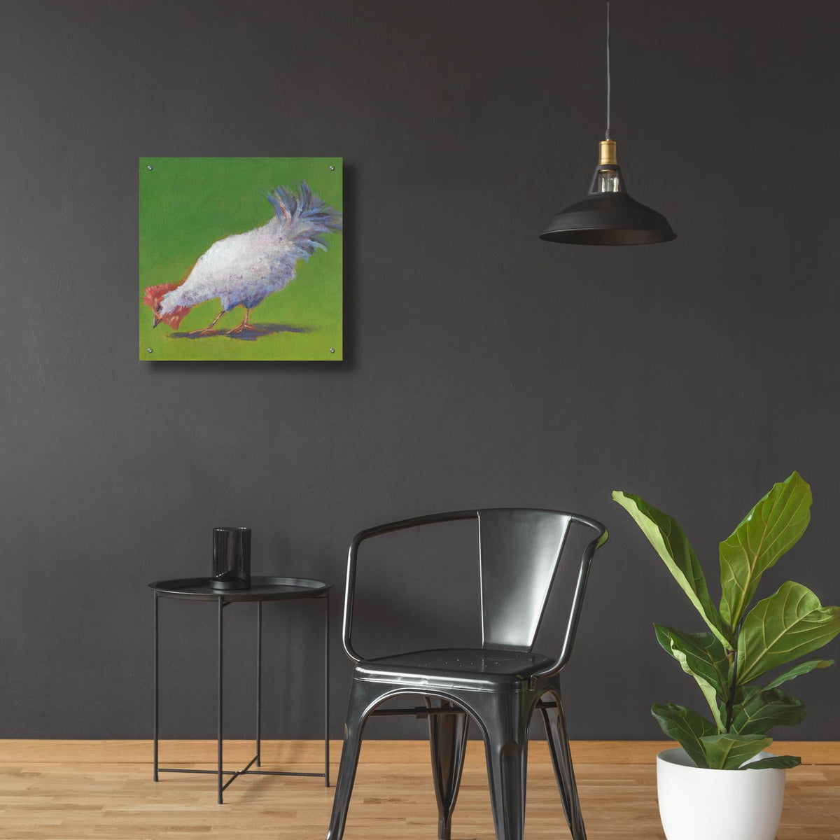 Pasture Henrietta 2 by Carol Young - 24x24 acrylic wall art in a room