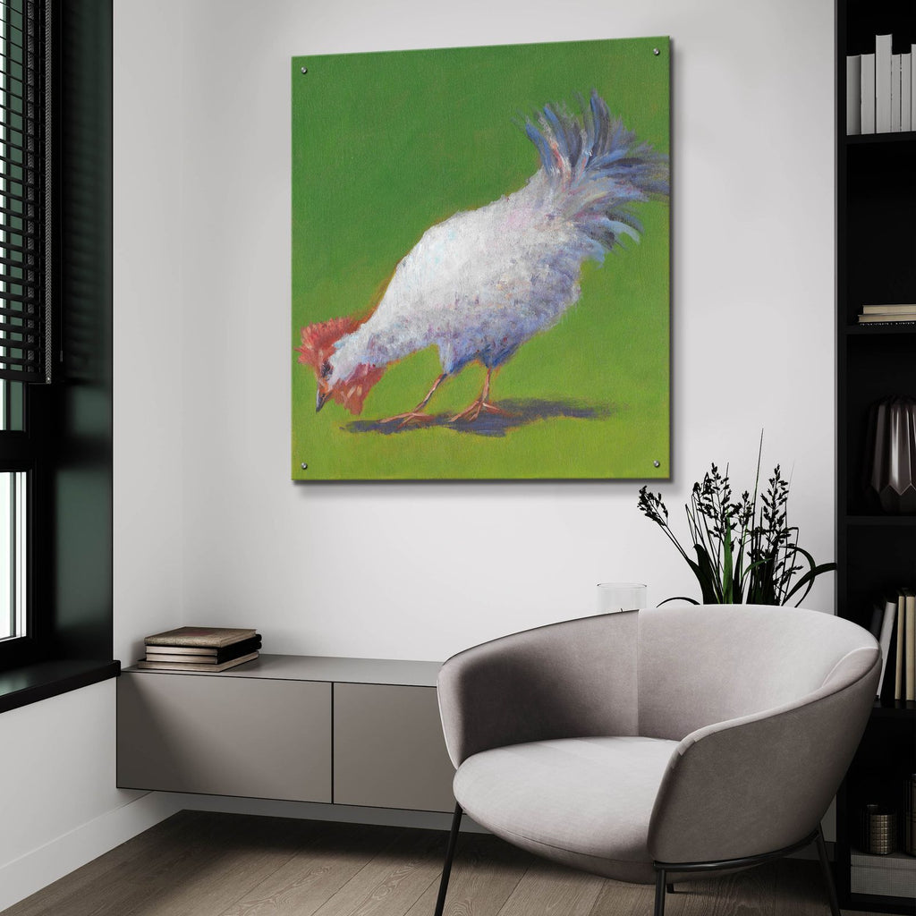 Pasture Henrietta 2 by Carol Young - 36x36 acrylic wall art in a room