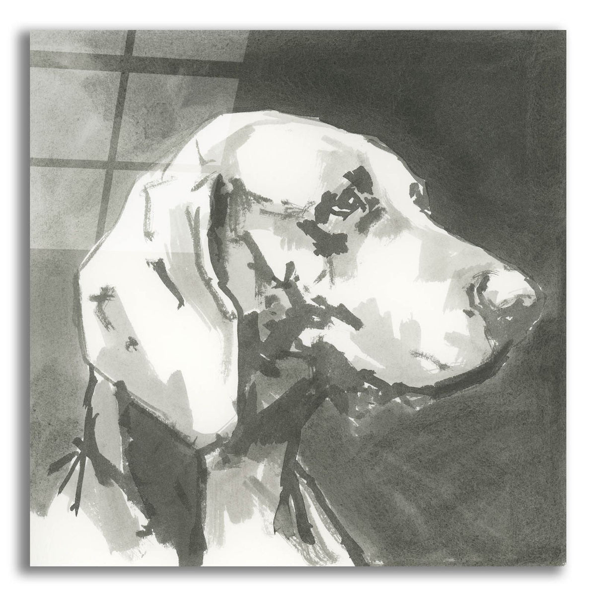 A Very Neutral Modern Dog 12 by Cartissi acrylic glass wall art