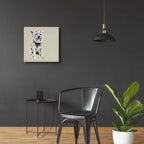 A Very Pastel Modern Dog 1 by Cartissi - 24x24 acrylic wall art in a room