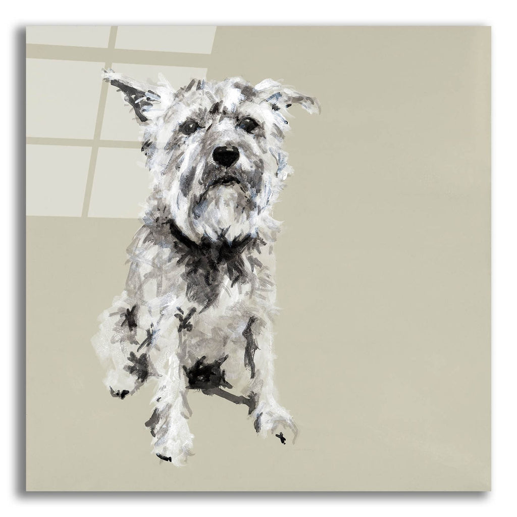 A Very Pastel Modern Dog 1 by Cartissi acrylic glass wall art